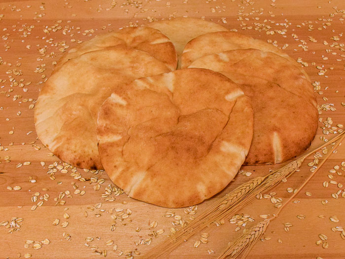 Pita Bread, Thick Mini, 5" (12ct) M.C. Bread Distributor Co.